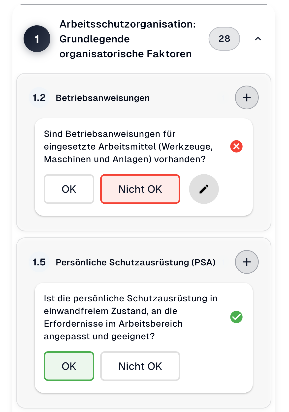 Status setzen