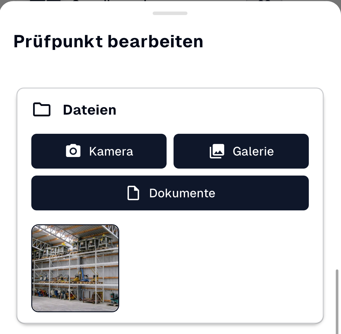 Dateien hinzufügen