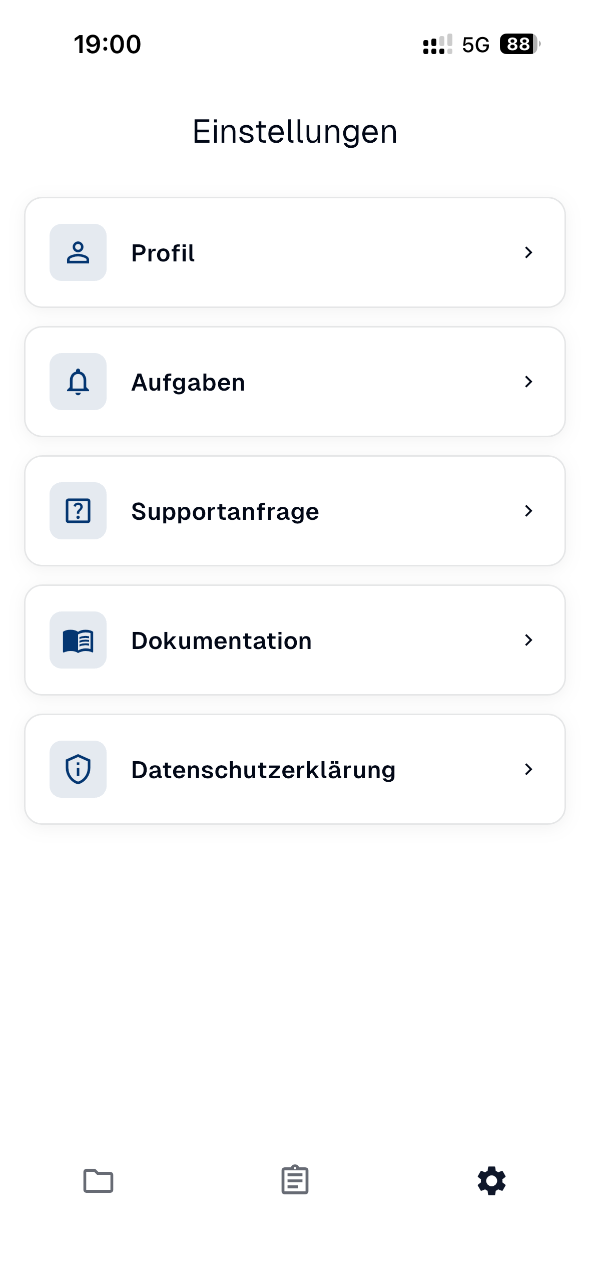 Einstellungen