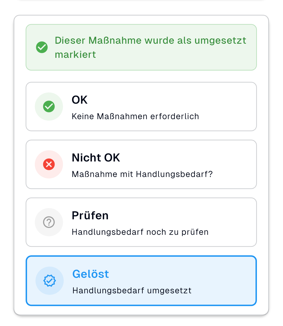 Status Gelöst